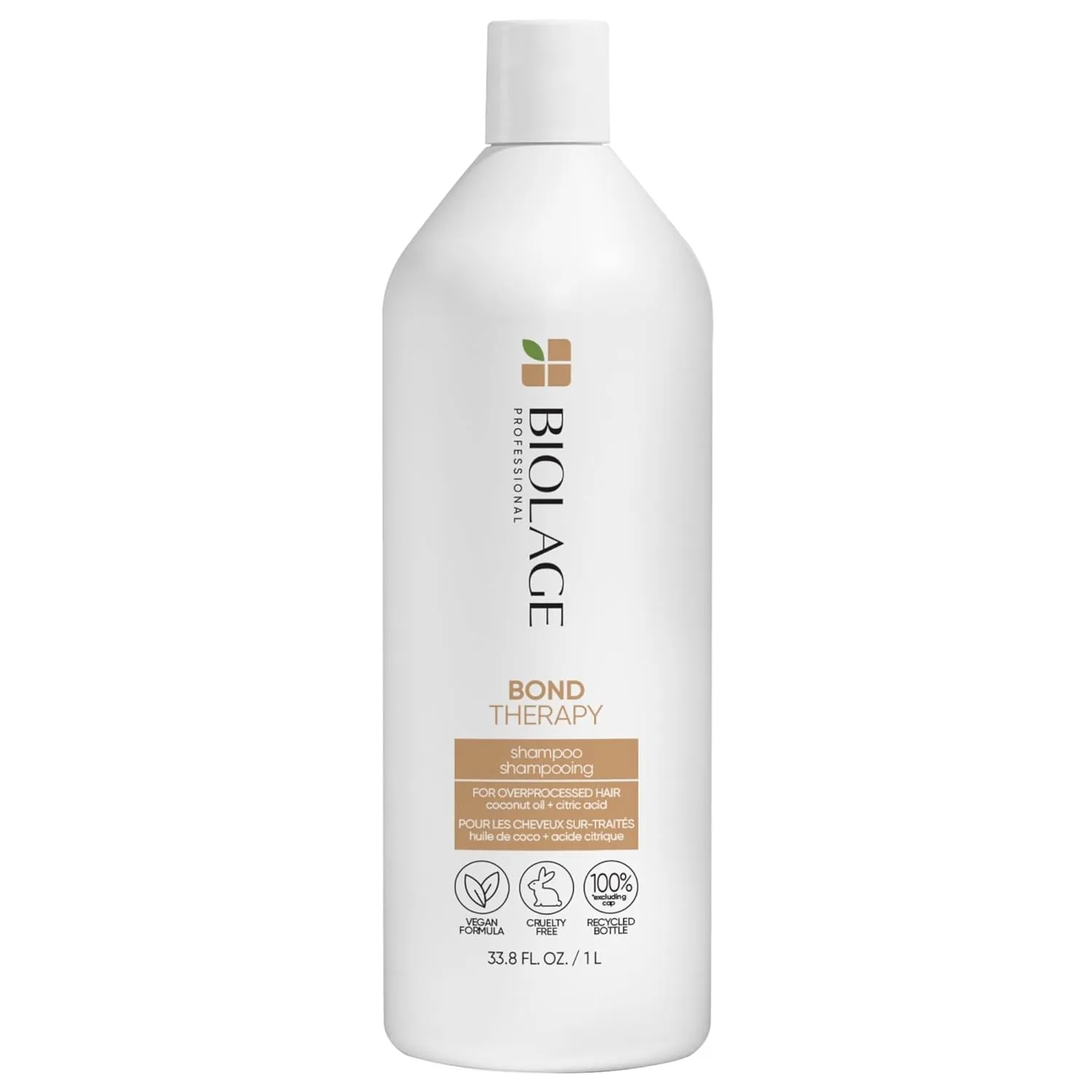 Biolage Bond Therapy Shampoo - Builds Bonds & Reduces Breakage, Paraben & Sulfate-Free, Salon Professional Conditioner