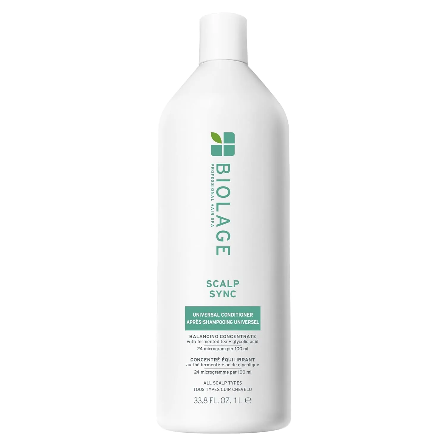 Biolage Scalp Sync Universal Conditioner - Nourishing & Hydrating for All Scalp Types, Lightweight Conditioning, Fermented Tea Blend & Glycolic Acid, Vegan & Paraben-Free, Packaging may vary