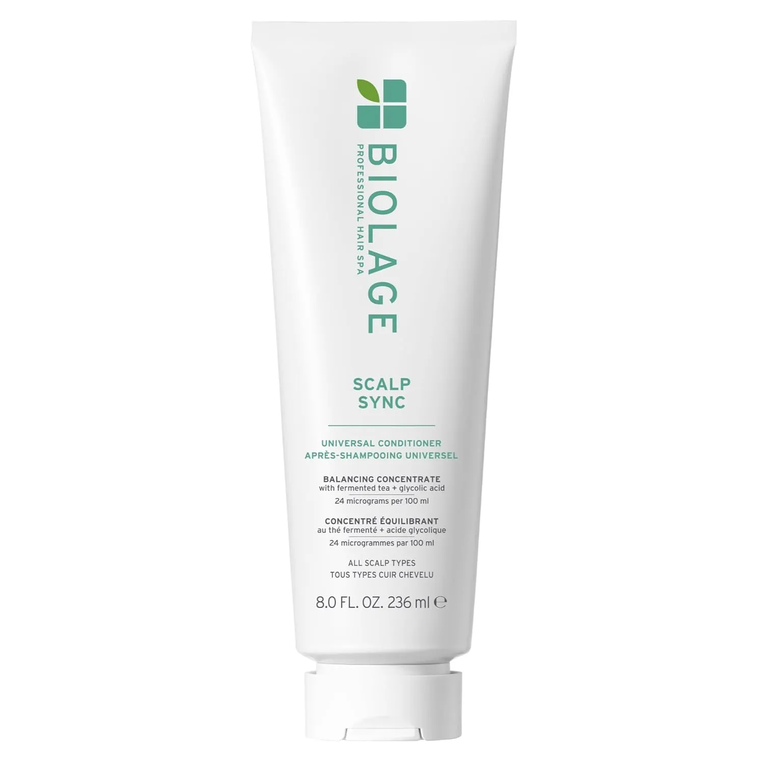 Biolage Scalp Sync Universal Conditioner - Nourishing & Hydrating for All Scalp Types, Lightweight Conditioning, Fermented Tea Blend & Glycolic Acid, Vegan & Paraben-Free, Packaging may vary