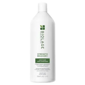 Biolage Strength Recovery Conditioner - Moisturizes & Strengthens Damaged Hair, Softness & Shine, Olive Squalane & Vegan Proteins, Paraben-Free, Vegan, Packaging May Vary