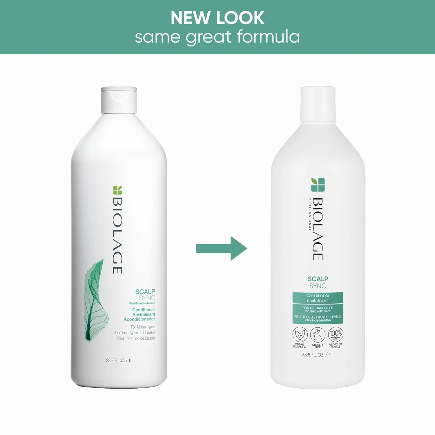 Biolage Scalp Sync Conditioner | Weightlessly Soothes & Nourishes To Promote A Healthy-Looking Scalp | Paraben Free | For All Hair Types | Cruelty Free | Vegan | Salon Conditioner