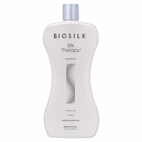 BioSilk Silk Therapy Shampoo, Gentle Hair Cleanser Delivers Healthy & Shiny Hair, Great For All Hair Types, Sulfate, Paraben, & Cruelty-Free, 34 Oz