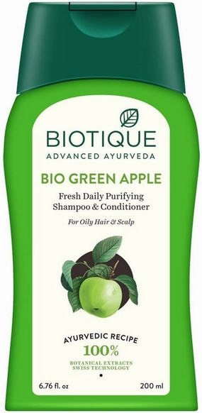 Biotique Bio Green Apple Fresh Daily Purifying Shampoo & Conditioner(200 ml)