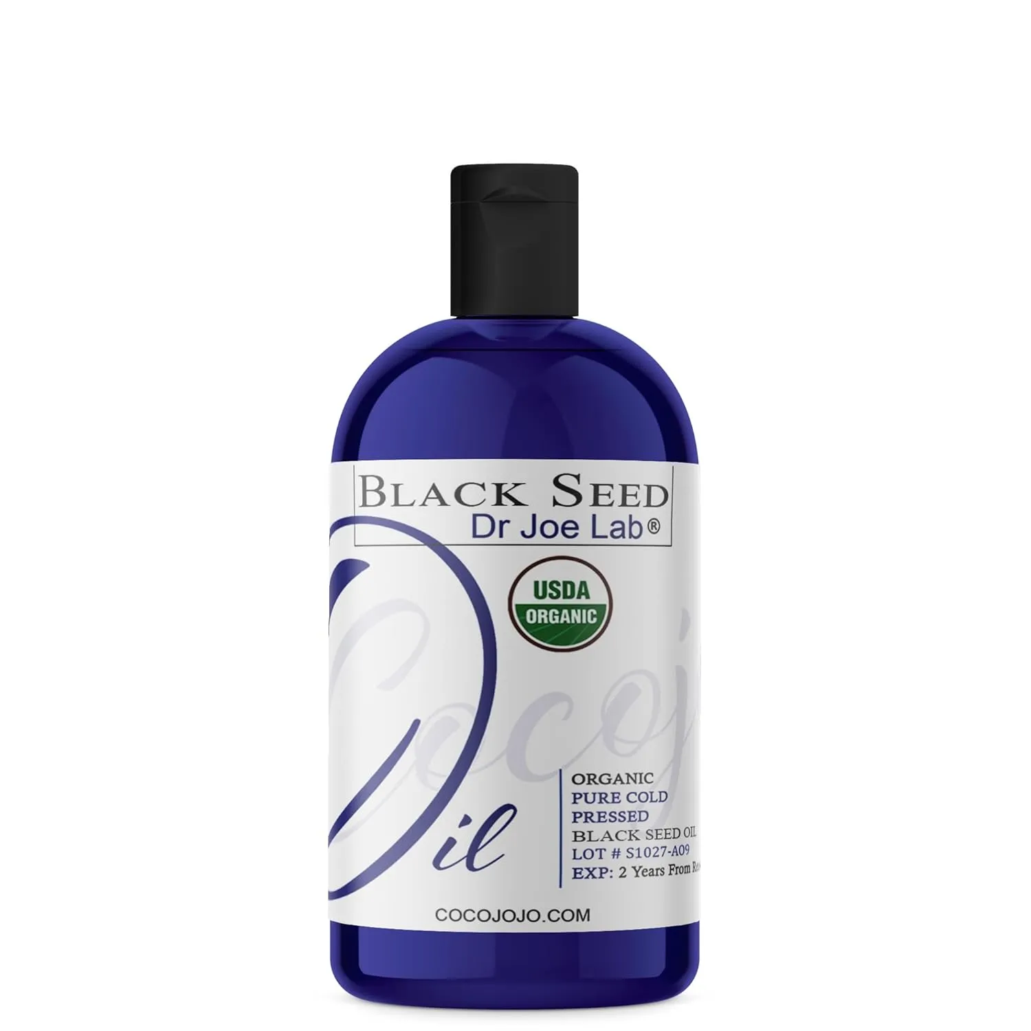 Black Seed Oil 16 oz - USDA Certified Organic - Pure Natural Cold Pressed Unrefined Extra Virgin Black Cumin Seed Oil - Moisturizing & Nourishing Black Seed Oil Organic Cold Pressed
