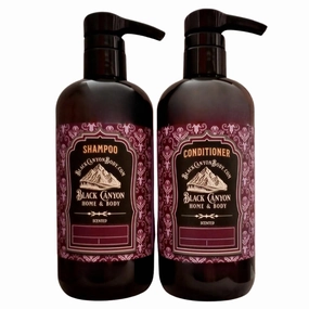 Black Canyon Coconut Mango Scented Argan Oil Hair Shampoo and Conditioner Set, 16 Oz Shampoo - 16 Oz Conditioner