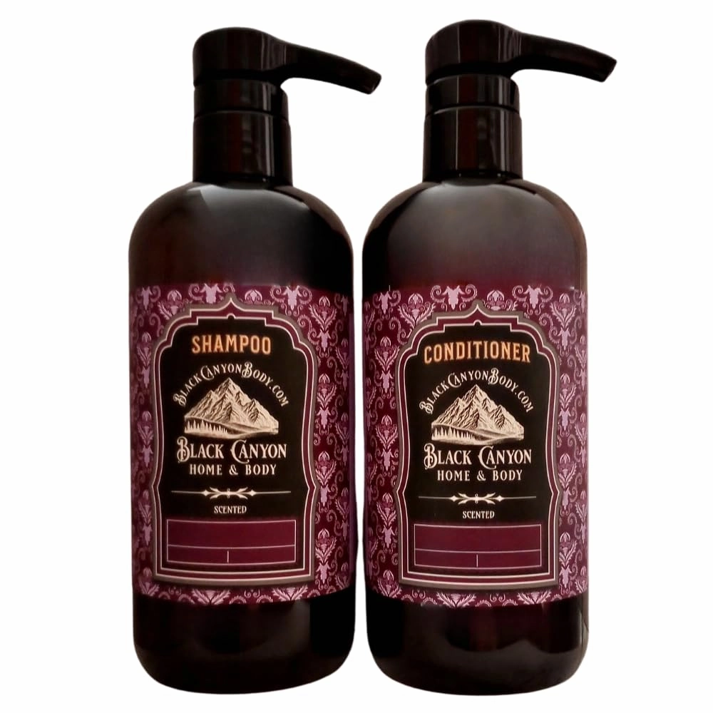 Black Canyon Mocha Medley Scented Argan Oil Hair Shampoo and Conditioner Set, 16 Oz Shampoo - 16 Oz Conditioner