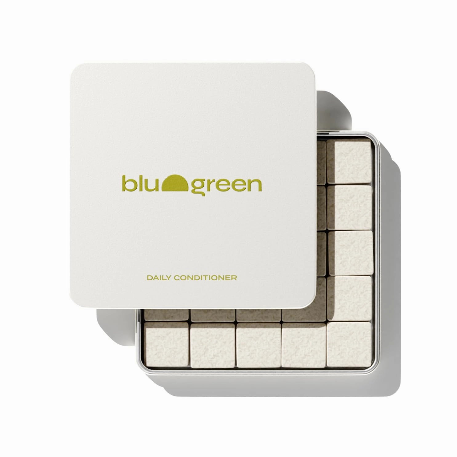 BLU & GREEN Daily Conditioner, Weightless Moisture, TSA-Safe, Travel, Soft, Resilient Hair, Vegan, Cruelty/Sulfate/Plastic Free, Professional Quality, Protect from Enviro stress, 60g/2oz, 50 Tablets