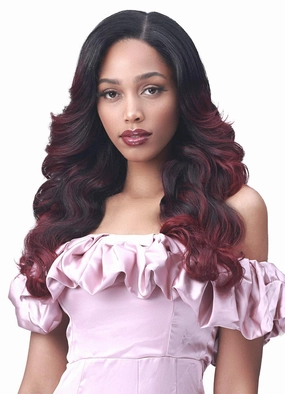 Bobbiboss Long Curly Ash Blonde Wigs 13x7 HD Lace Front Wigs for women - MLF474 CYNTHIA, Highlight Color Long Wavy Wigs Synthetic Hair Wigs with Baby Hair, Natural Looking Heat Resistant wigs (TT4/ABLONDE)
