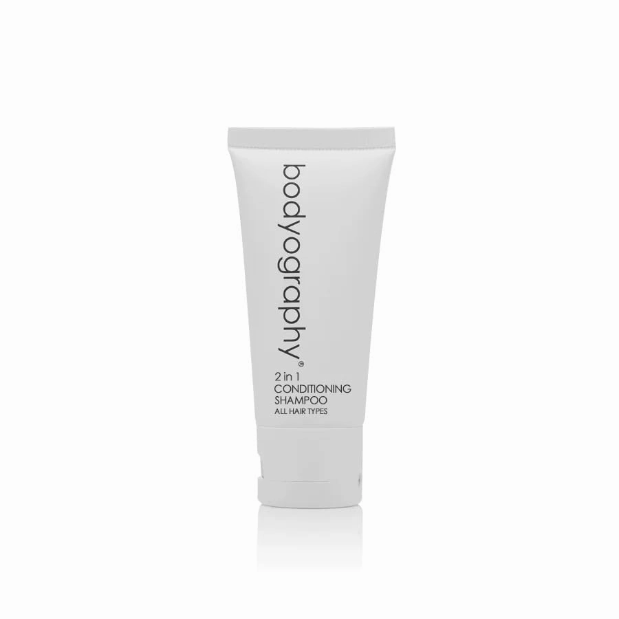 Bodyography blanc 2 in 1 Conditioning Shampoo 40ml Tube w/Flip Top Cap