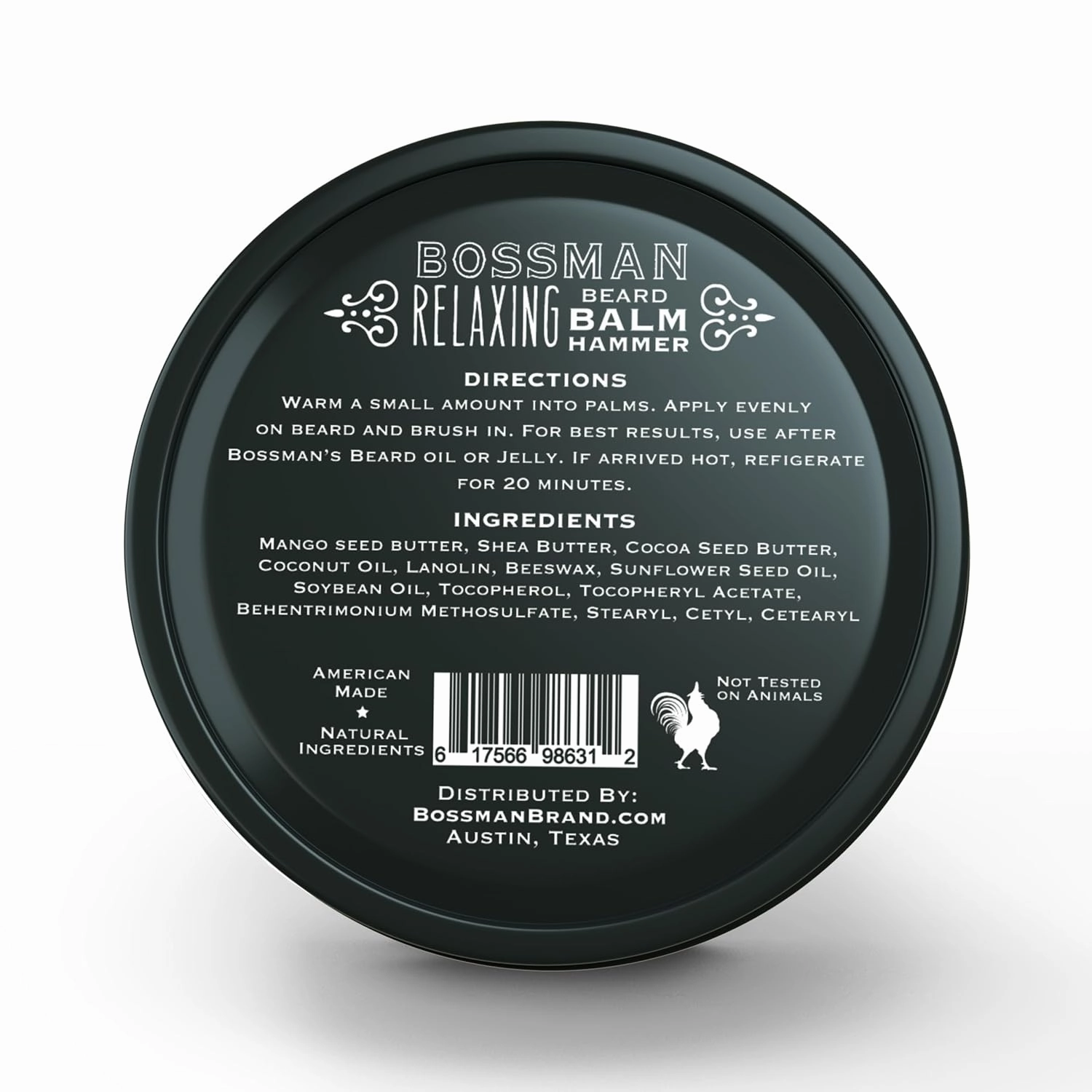 Bossman Big Boss Beard Care Kit for Men - 7 Piece Beard Grooming Kit with Jelly Beard Oil, Beard Conditioner, Beard Balm, MUDstache Wax, Bar Soap, Metal Comb, Brush - Mustache Kit (Naked)