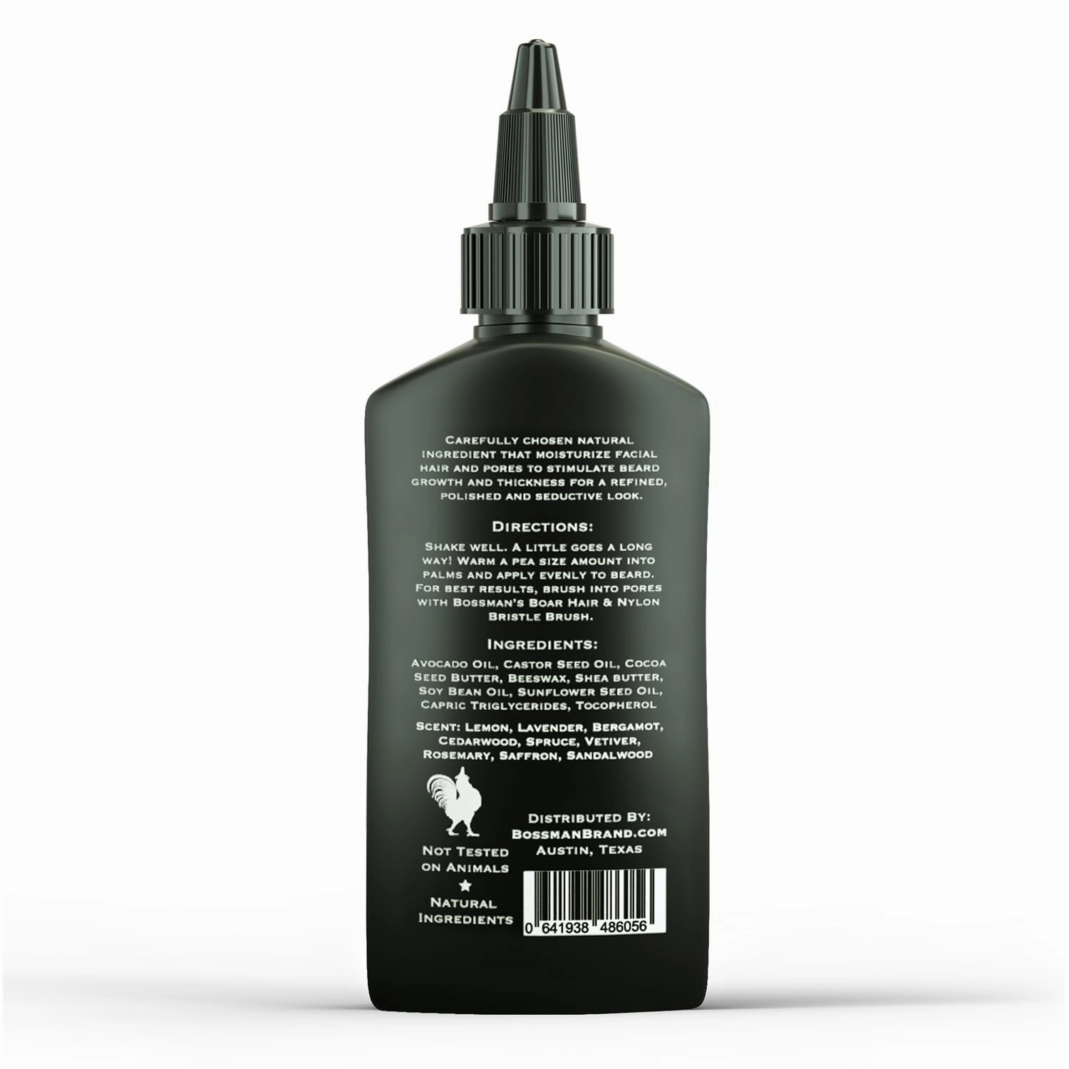 Bossman Jelly Beard Oil for Men (4 oz, Gold Scent) – Softens, Moisturizes & Conditions with Natural Ingredients