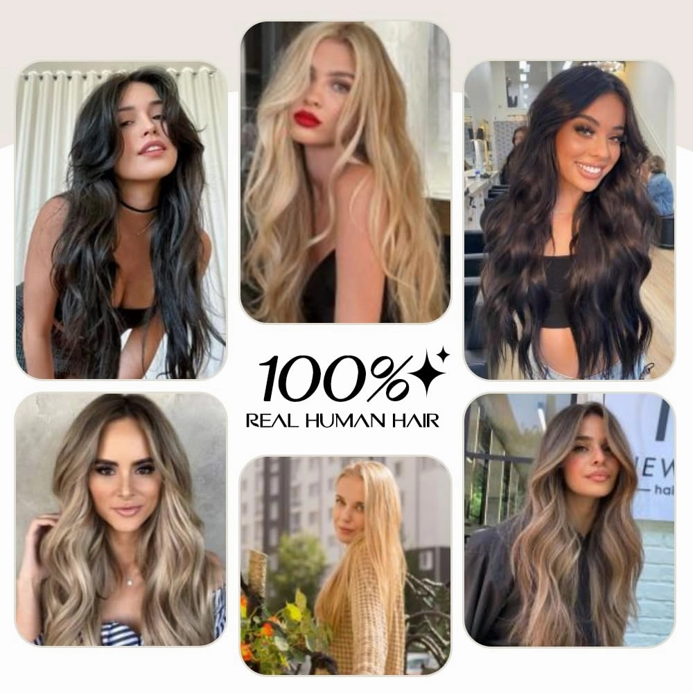 Boymia I Tip Hair Extensions #04 Medium Brown 22 Inch I Tip Human Hair Extensions Long Straight Hair
