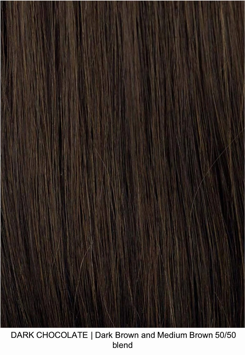 BRANDI Double Mono Synthetic Wig by Amore, 5PC Bundle: Wig, 4oz Mara Ray Enriched Shampoo, Conditioner, Wide Tooth Comb, and 19 Page Belle of Hope Guide (Dark Chocolate)