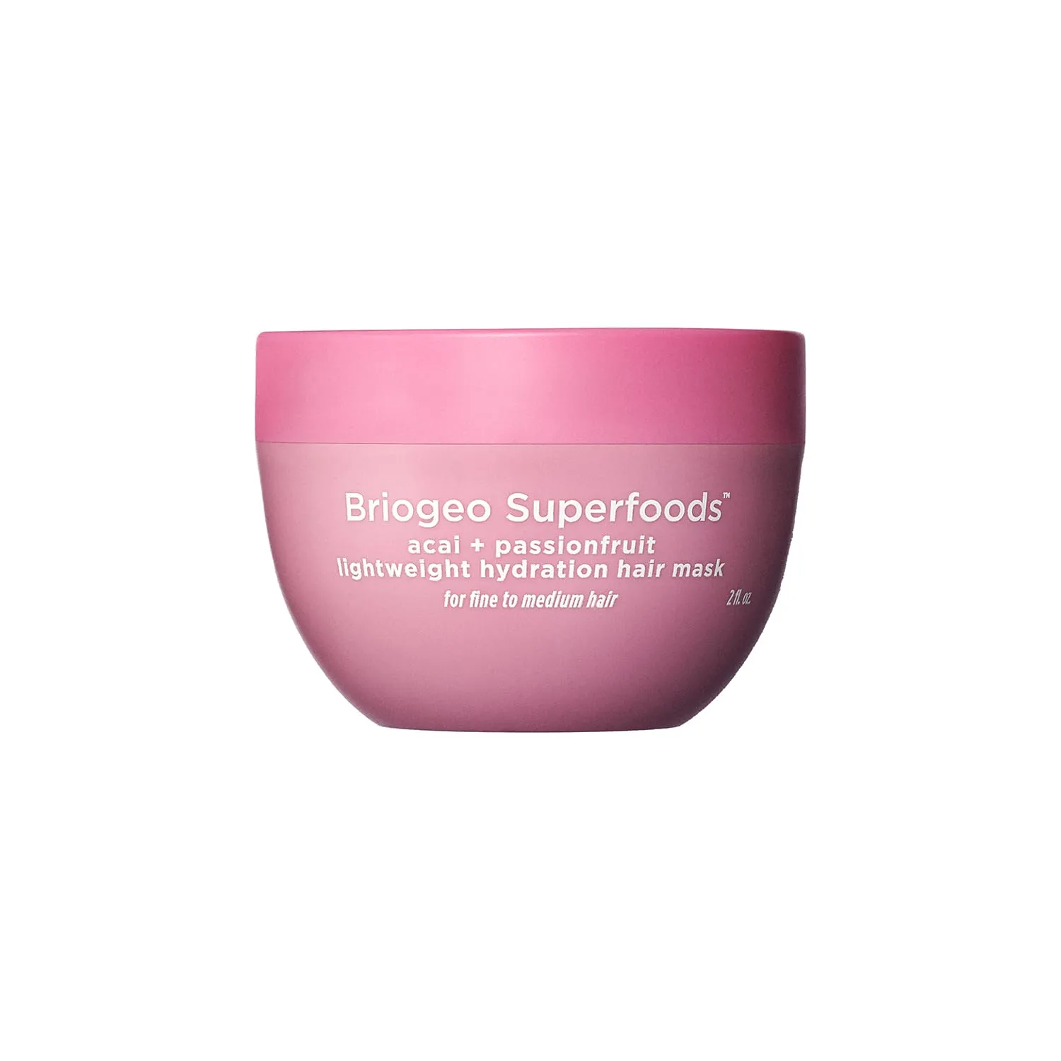 Briogeo Superfoods Acai   Passionfruit Lightweight Hydration Hair Mask – Deep Conditioner for Fine Hair, Boosts Shine & Softness, Weightless Moisture, Vegan & Cruelty-Free