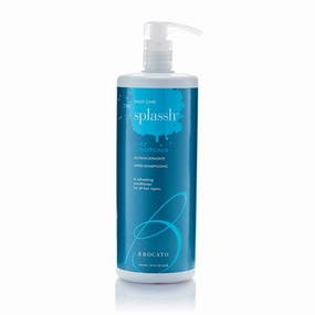 Brocato Splassh Daily Hair Conditioner: Moisturizing Conditioner with Fortifying Keratin and Natural Aloe Vera, Chamomile and Rosemary - No Sulfate or Parabens - For All Hair Types - 32 Oz