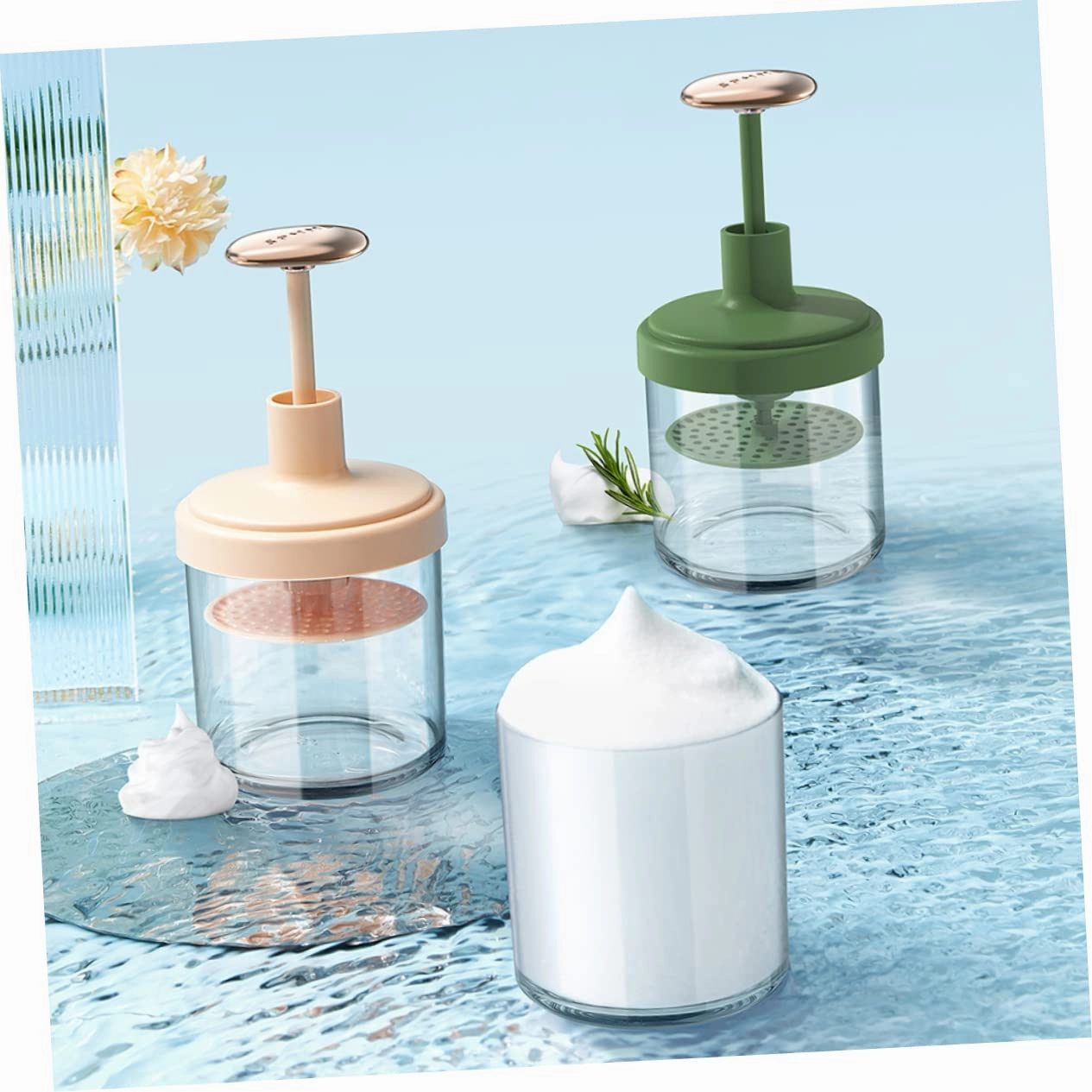 Bubble Maker for Facial Cleansing Foaming Maker Bottle Face Wash Simple Foaming Cup Facial Foamer Shaving Cream Bubbler