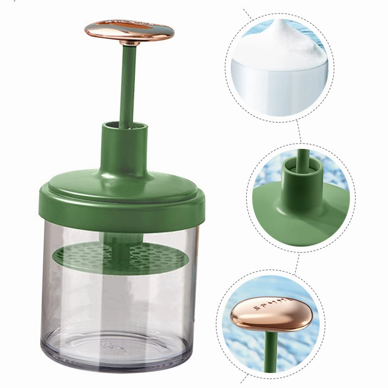Bubble Maker for Facial Cleansing Foaming Maker Bottle Face Wash Simple Foaming Cup Facial Foamer Shaving Cream Bubbler