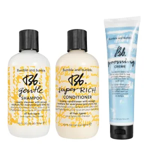 Bumble and bumble. Gentle Shampoo   Super Rich Conditioner   Grooming Cream