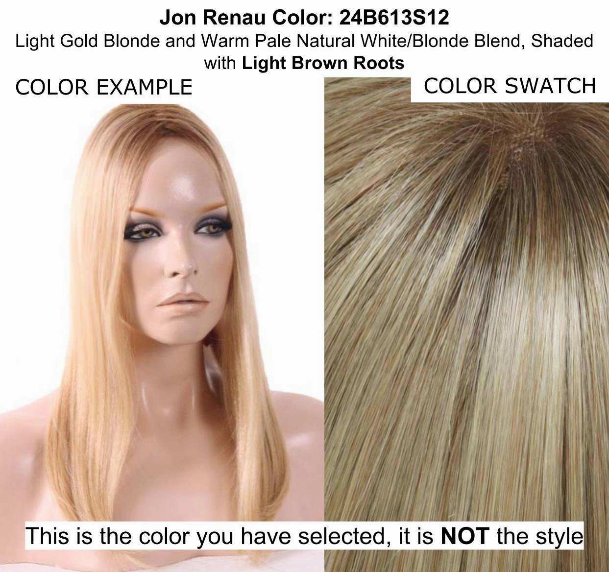 Bundle - 7: 12" Top Form French Exclusive Colors Human Hair Topper by Jon Renau, Christy's Wigs Q & A Booklet, BeautiMark Hydra Shampoo Conditioner Mask Protect Leave-In Spray Shine Serum - 24B613S12