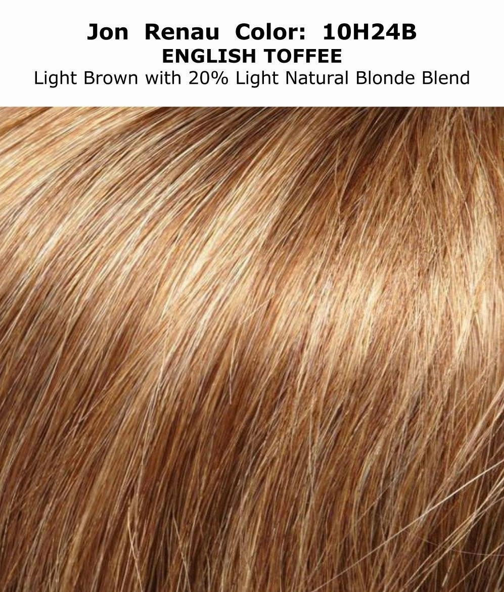 Bundle - 7 Items: 8" XL easiPart Remy Human Hair Topper by Jon Renau, Christy's Wigs Q & A Booklet, BeautiMark Hydra Shampoo Conditioner Mask Protect Leave-In Spray Shine Serum - Color: 10H24B