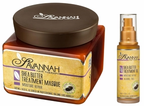 Bundle - Shea Butter Treatment Oil 1.69 oz (50ml)   Hair Mask 16.9 oz (500ml), Deep Conditioner, Natural Keratin Treatment for Dry Damaged hair, vitamin B6, Sodium Chloride Free.