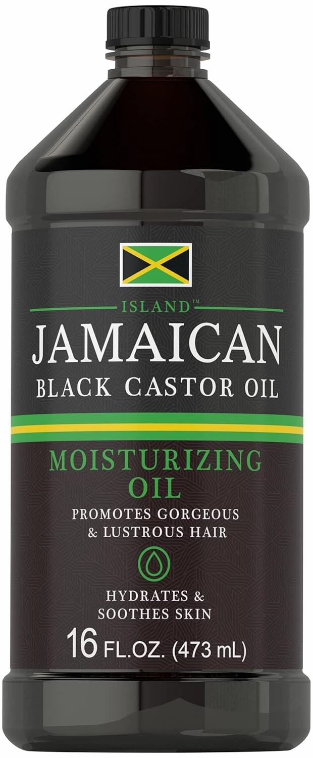 Carlyle Jamaican Black Castor Oil 16oz | Nourish Hair, Skin, and Nails | All Natural Hypoallergenic Conditioner