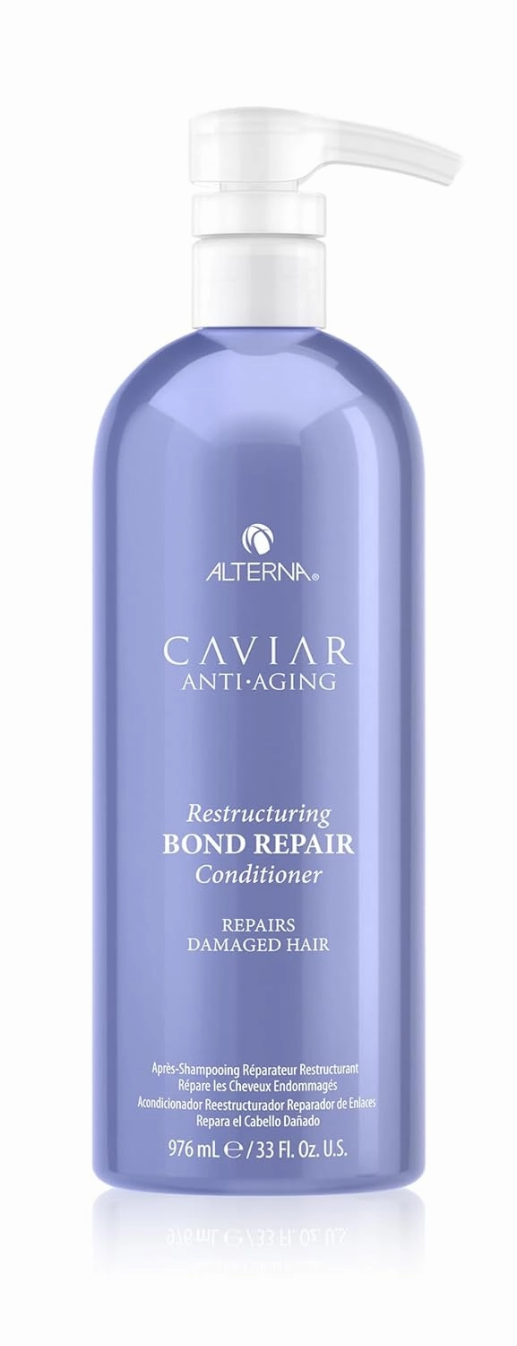 CAVIAR Anti-Aging Restructuring Bond Repair Conditioner | For Brittle, Damaged and Split Ends | Repairs, Strengthens & Protects Damaged Hair | Sulfate Free