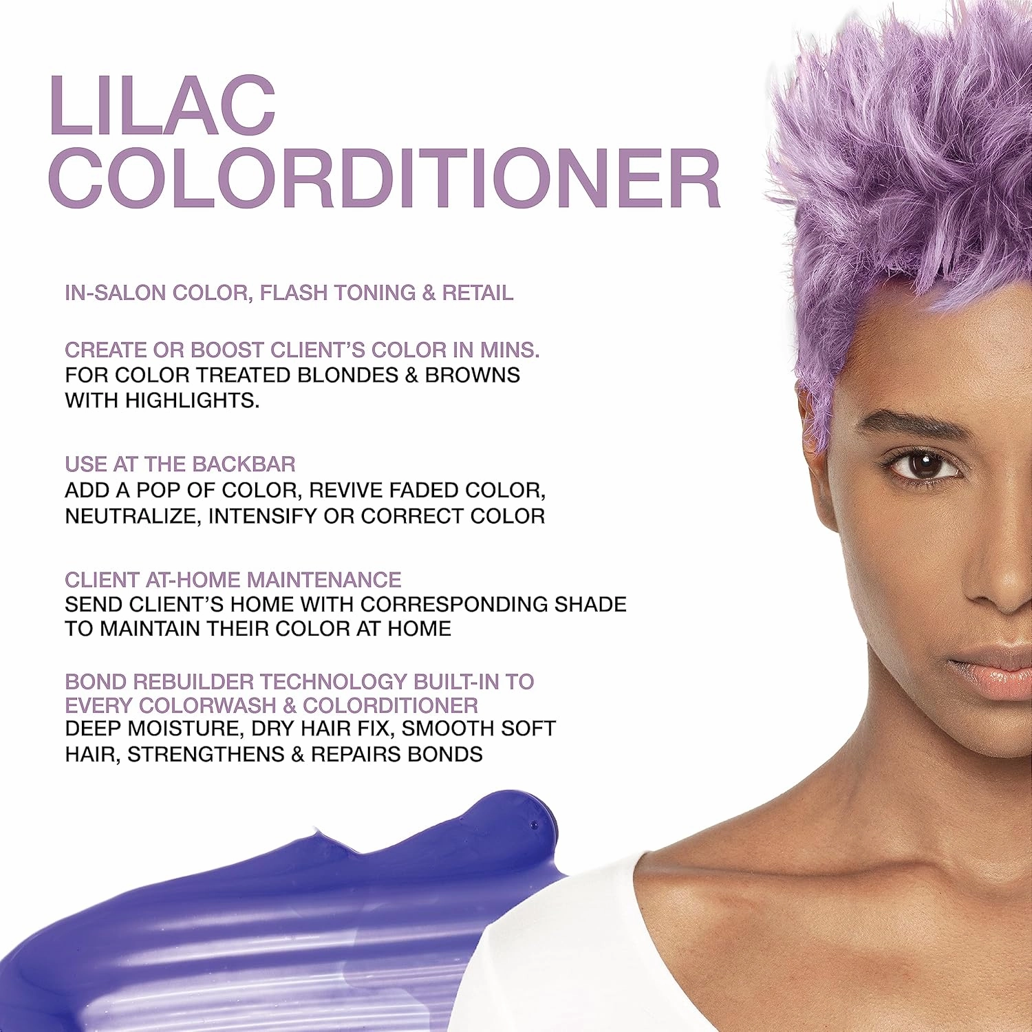 Celeb Luxury Color Depositing Conditioner - Color Refresher with Bondfix Bond Rebuilder, Viral and Gem Lites, Pairs with Colorwash