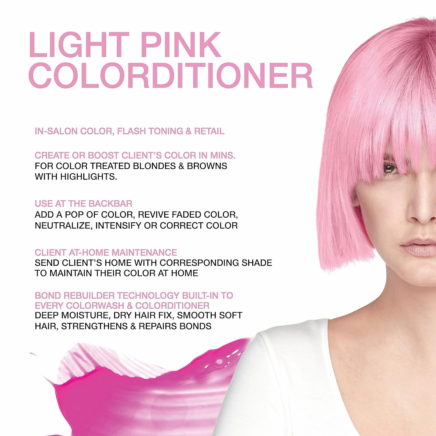 Celeb Luxury Color Depositing Conditioner - Color Refresher with Bondfix Bond Rebuilder, Viral and Gem Lites, Pairs with Colorwash