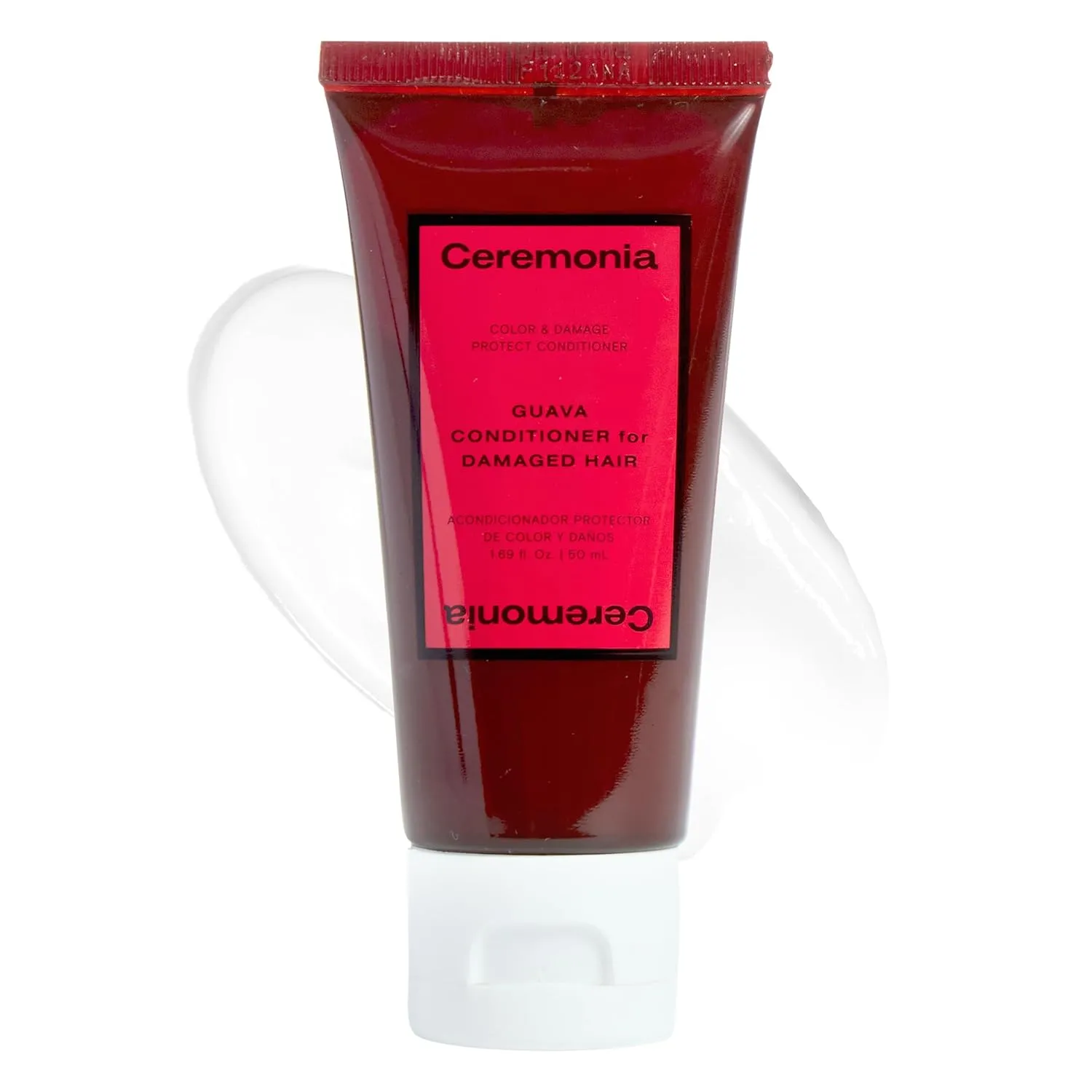 Ceremonia Guava Protect & Repair Conditioner with Aloe Vera for Damaged and Color Treated Hair, 1.69 Fl. Oz. | 50 Ml.
