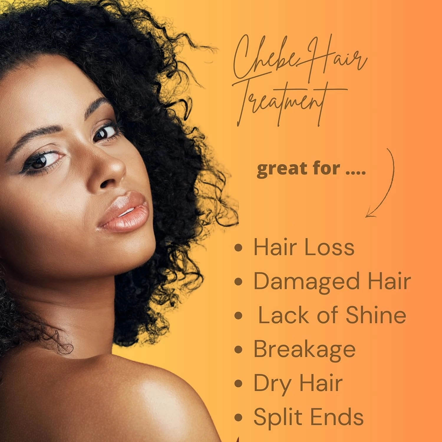 Chebe Butter for Hair Growth Hair Thickening Prevent Hair Loss Reduce Breakage and Split Ends Serum to Moisturize Dry Hair (Unscented, 8 oz.)
