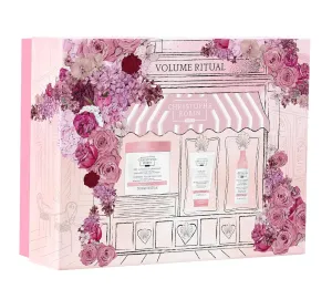 Christophe Robin Dreamy Volume Ritual Set - Full Size Paste, Travel Size Conditioner, and Travel Size Mist With Rose Extracts for Thin, Fine, and Flat Hair Gift Set