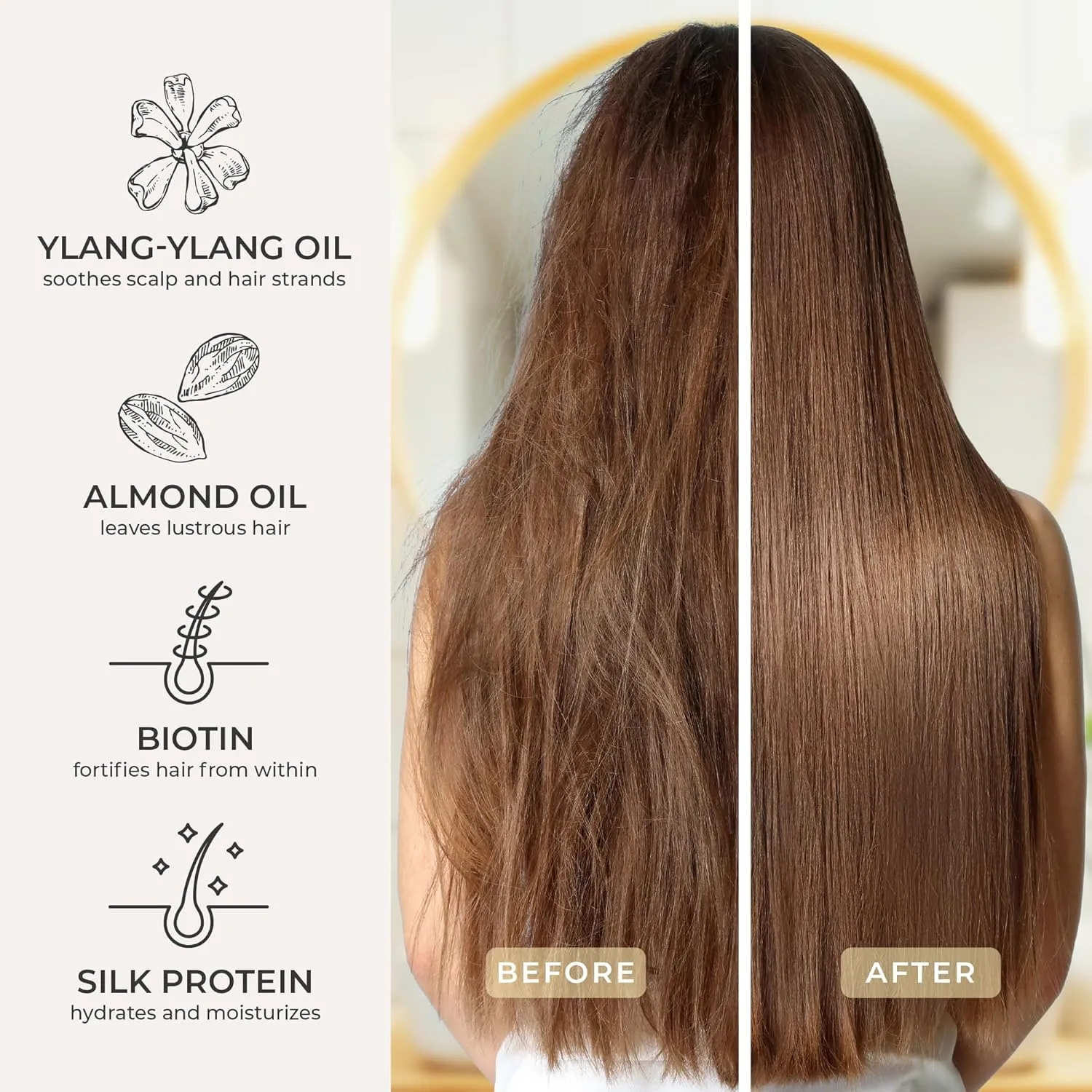 cibu Repair   Protect Shampoo and Conditioner Bundle 90002 Restores Damaged Hair - Protects From Breakage - Safe for Color-Treated Hair 11.83oz 2 Pack