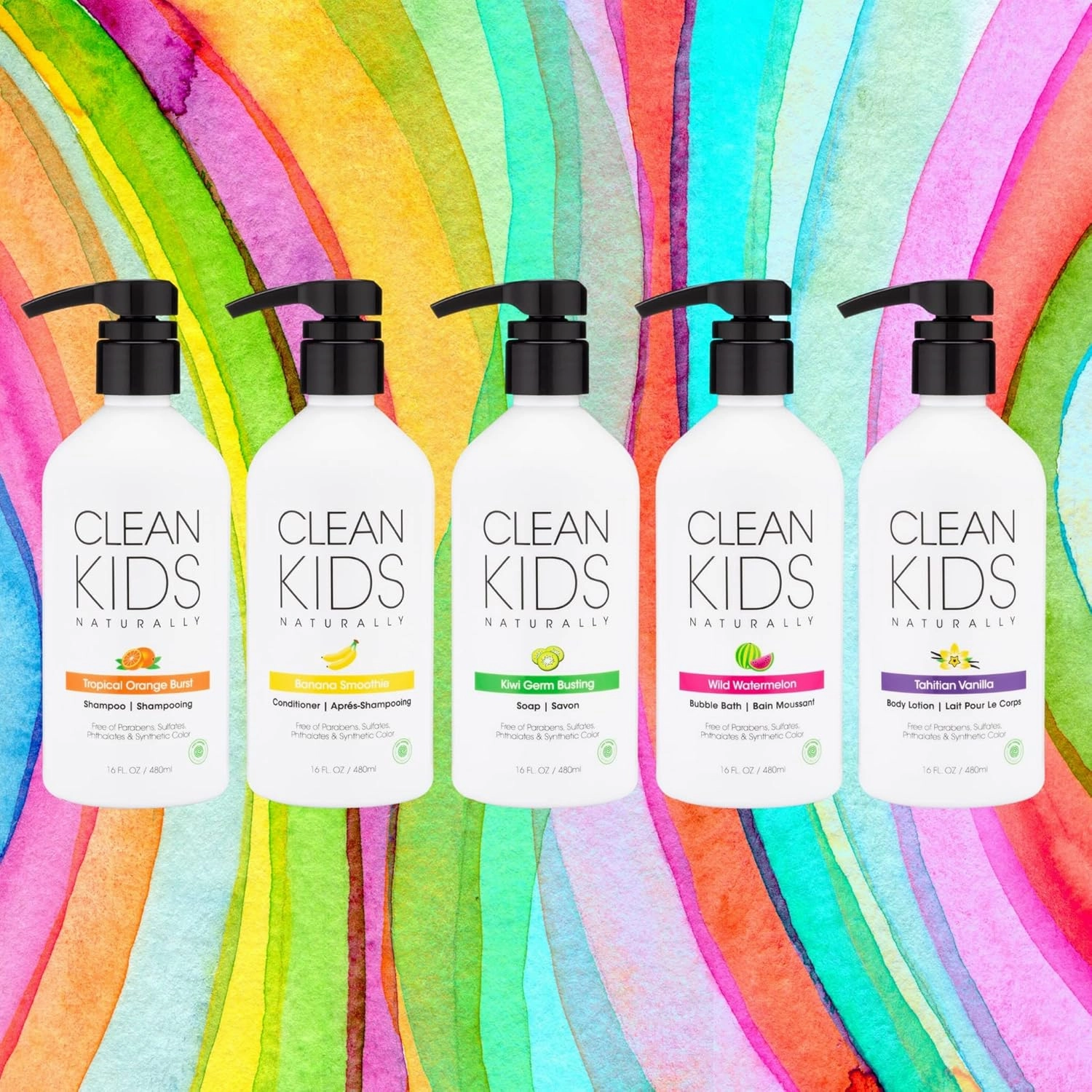 Clean Kids Naturally Conditioner, 16 oz (1 Bottle), EWG Verified (32 Fl Oz (Pack of 1), Banana)