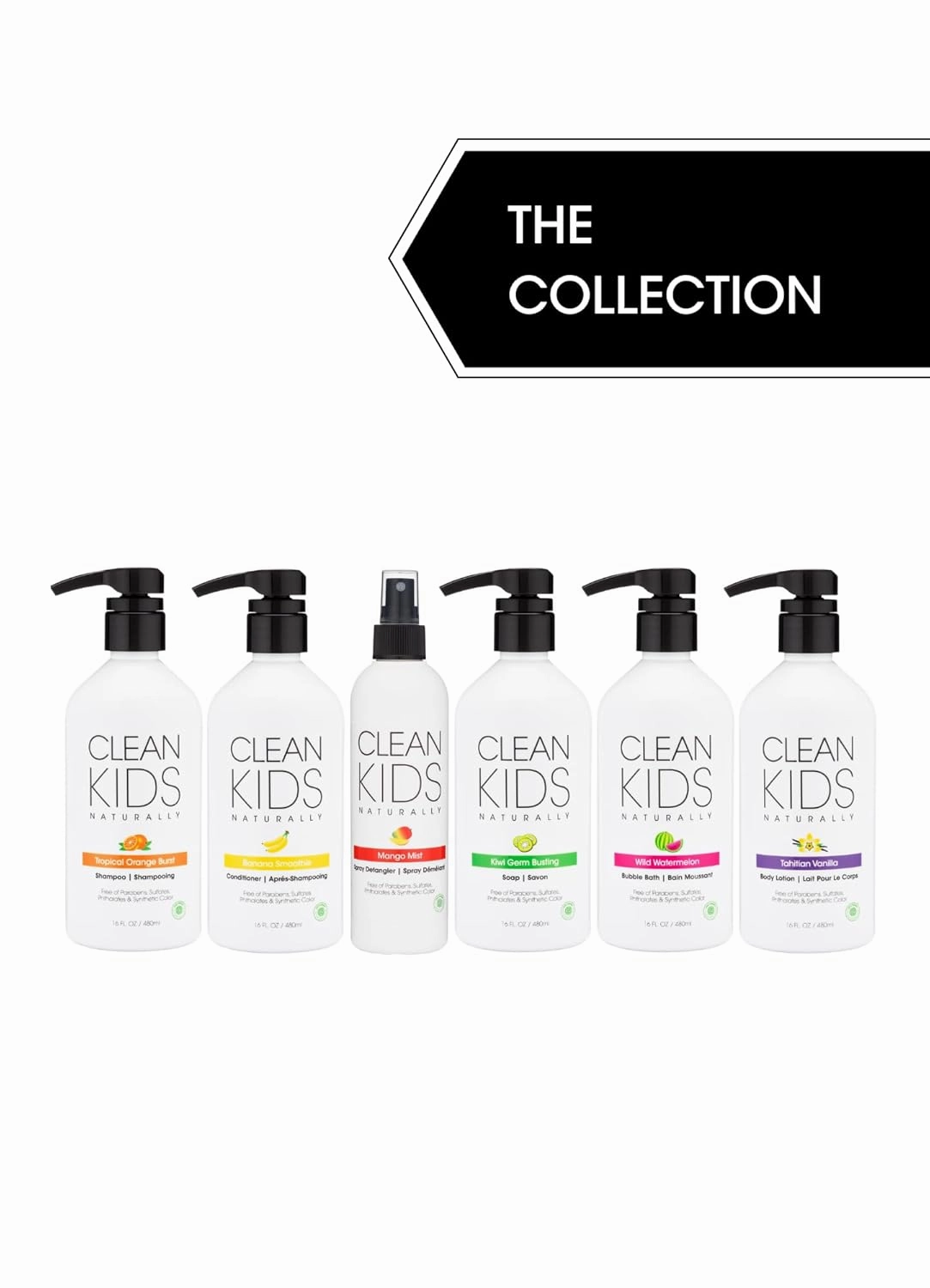 Clean Kids Naturally Conditioner, 16 oz (1 Bottle), EWG Verified (32 Fl Oz (Pack of 1), Banana)