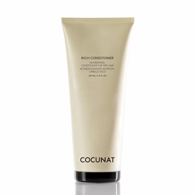 COCUNAT - Rich Conditioner - Dry, Damaged or Dyed Hair - Natural Nutrients - Split Ends - Frizz Free - Silicone Free - Moisturising - Curly Method Suitable - Instant Detangling - 200 ml