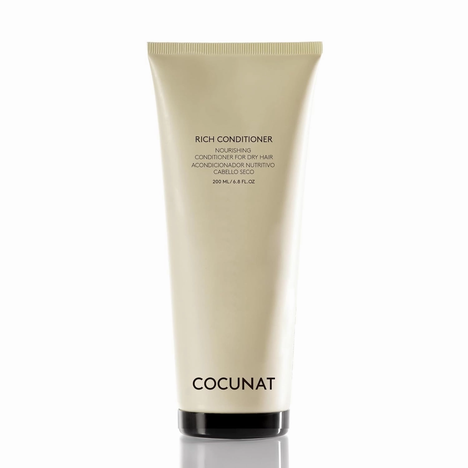 COCUNAT - Rich Conditioner - Dry, Damaged or Dyed Hair - Natural Nutrients - Split Ends - Frizz Free - Silicone Free - Moisturising - Curly Method Suitable - Instant Detangling - 200 ml