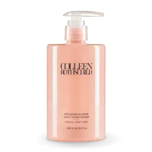 COLLEEN ROTHSCHILD Replenish & Shine Daily Conditioner | Lightweight Nourishment | Repairs, Softens, Smooths & Adds Shine | Color-Safe Formula | With Baobab & Ivy Extracts (13.5 fl oz)