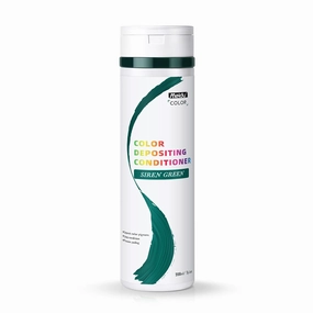Color Depositing Conditioner,Semi-Permanent Hair Color,Temporary Hair Color Shampoo,Locks in Color and Prevents Fading,Infused with Keratin and Argan Oil,7 fl oz (green)