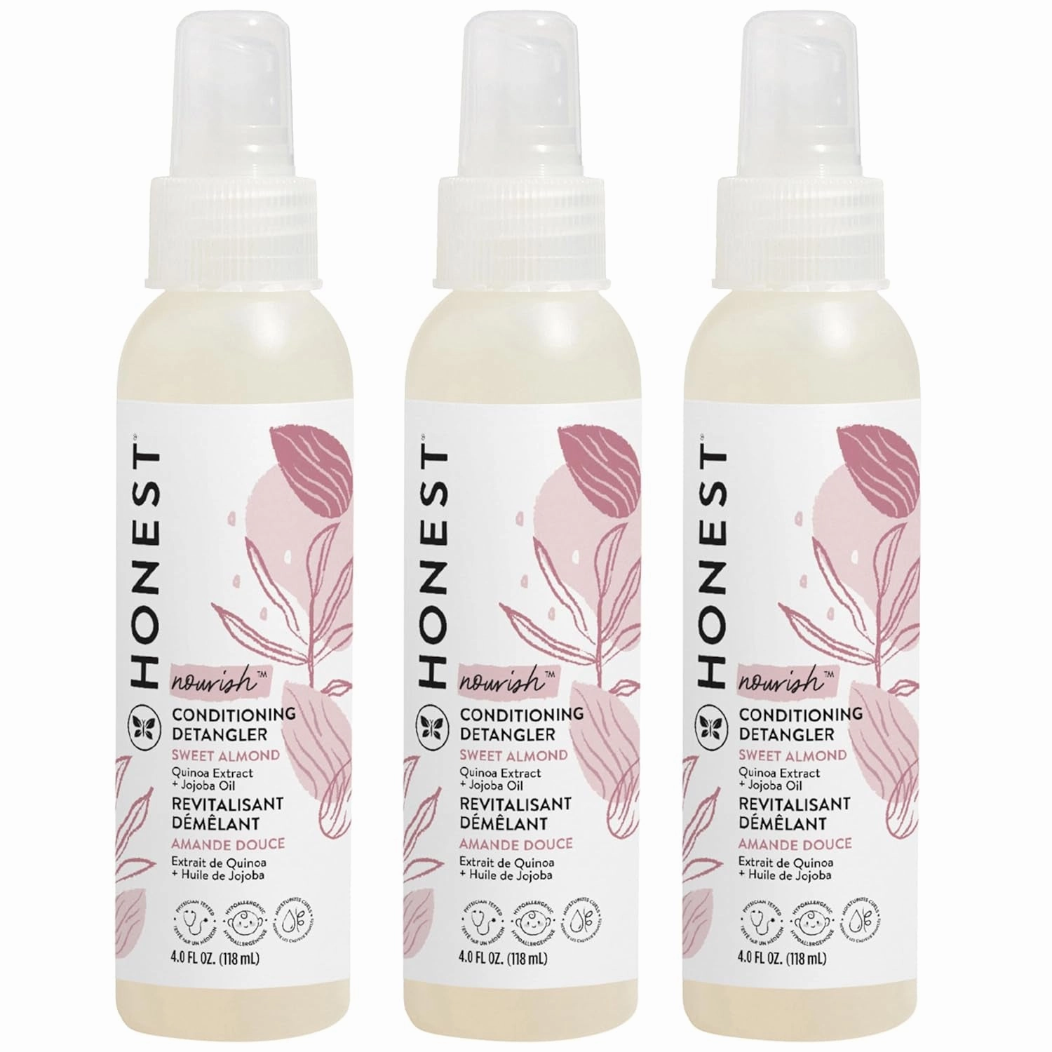 Conditioning Hair Detangler | Leave-In Conditioner   Fortifying Spray | Tear-Free, Cruelty-Free, Hypoallergenic | Citrus Vanilla Refresh, 4 Fl Oz