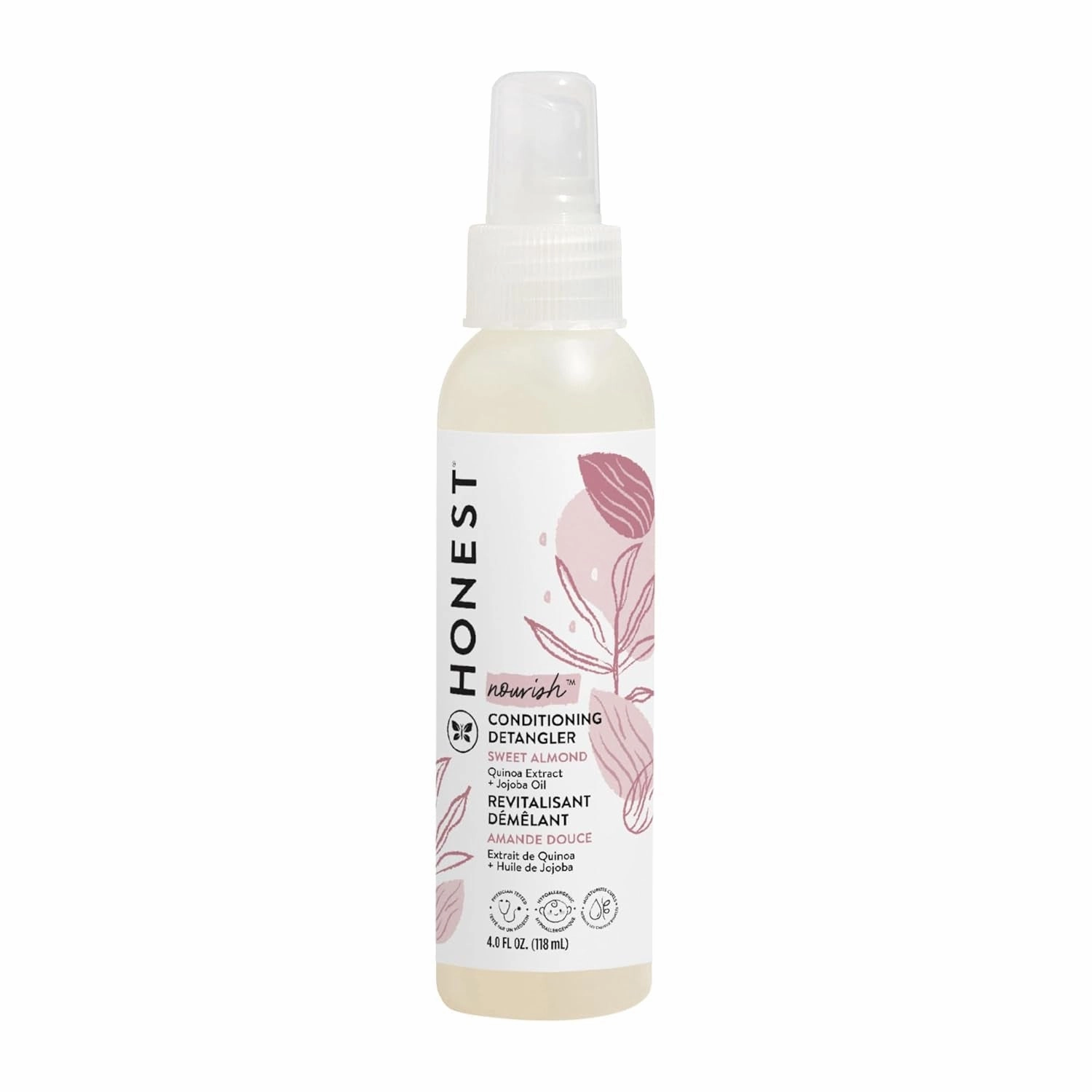 Conditioning Hair Detangler | Leave-In Conditioner   Fortifying Spray | Tear-Free, Cruelty-Free, Hypoallergenic | Citrus Vanilla Refresh, 4 Fl Oz