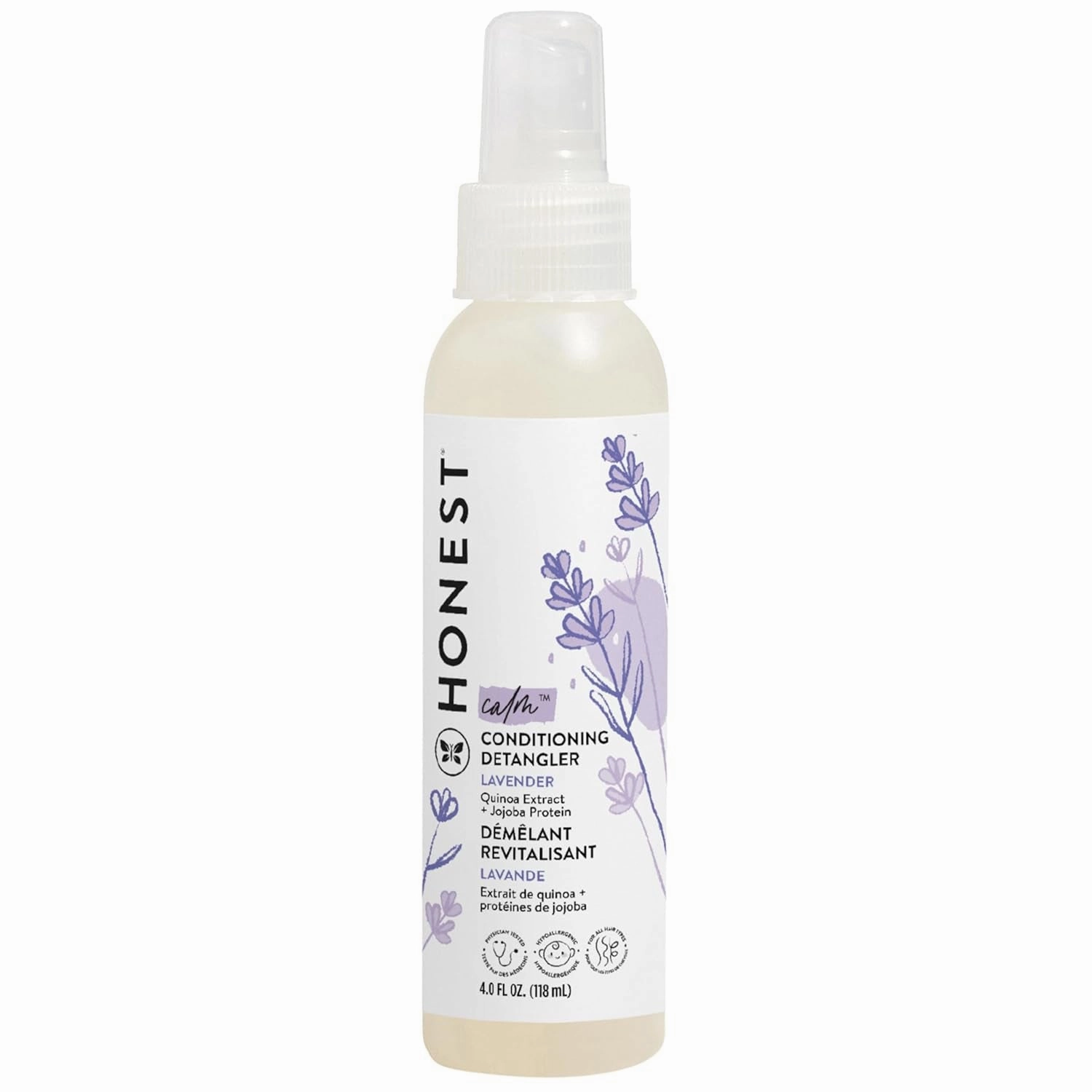 Conditioning Hair Detangler | Leave-In Conditioner   Fortifying Spray | Tear-Free, Cruelty-Free, Hypoallergenic | Citrus Vanilla Refresh, 4 Fl Oz