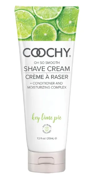 Coochy Intimate Shaving Cream | Shave Conditioner & Moisturizer for Face & Body | Ideal for Sensitive Skin Care, Anti-Bump | Key Lime Pie, 7.2 oz