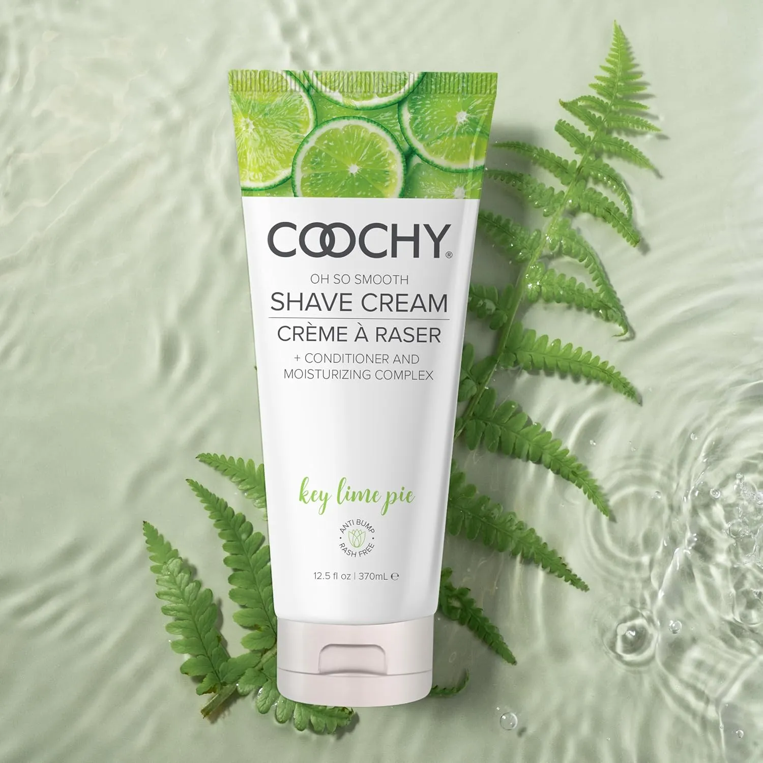 Coochy Intimate Shaving Cream | Shave Conditioner & Moisturizer for Face & Body | Ideal for Sensitive Skin Care, Anti-Bump | Key Lime Pie, 7.2 oz