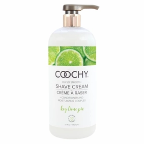 Coochy Intimate Shaving Cream | Shave Conditioner & Moisturizer for Face & Body | Ideal for Sensitive Skin Care, Anti-Bump | Key Lime Pie, 32 oz