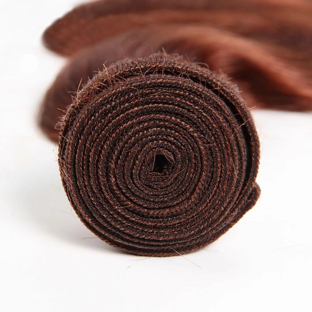 Copper Red Brown Body Wave Human Hair Bundles 8 10 12 Inch Color 33 Reddish Brown Unprocessed Brazilian Virgin Remy Hair Body Wavy Bundles