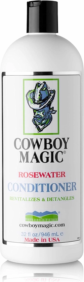 Cowboy Magic Rosewater Conditioner Revitalizes & Detangles 32 oz