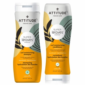 Curl Moisturizing Shampoo and Conditioner Duo : SUPER LEAVES™