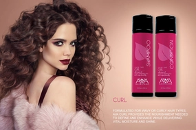 Curl Shampoo And Conditioner - Vegan, Sulphate Free, Paraben Free, Cruelty Free - Argan Oil Shampoo and Conditioner (Set of 2, 8.4oz Each)