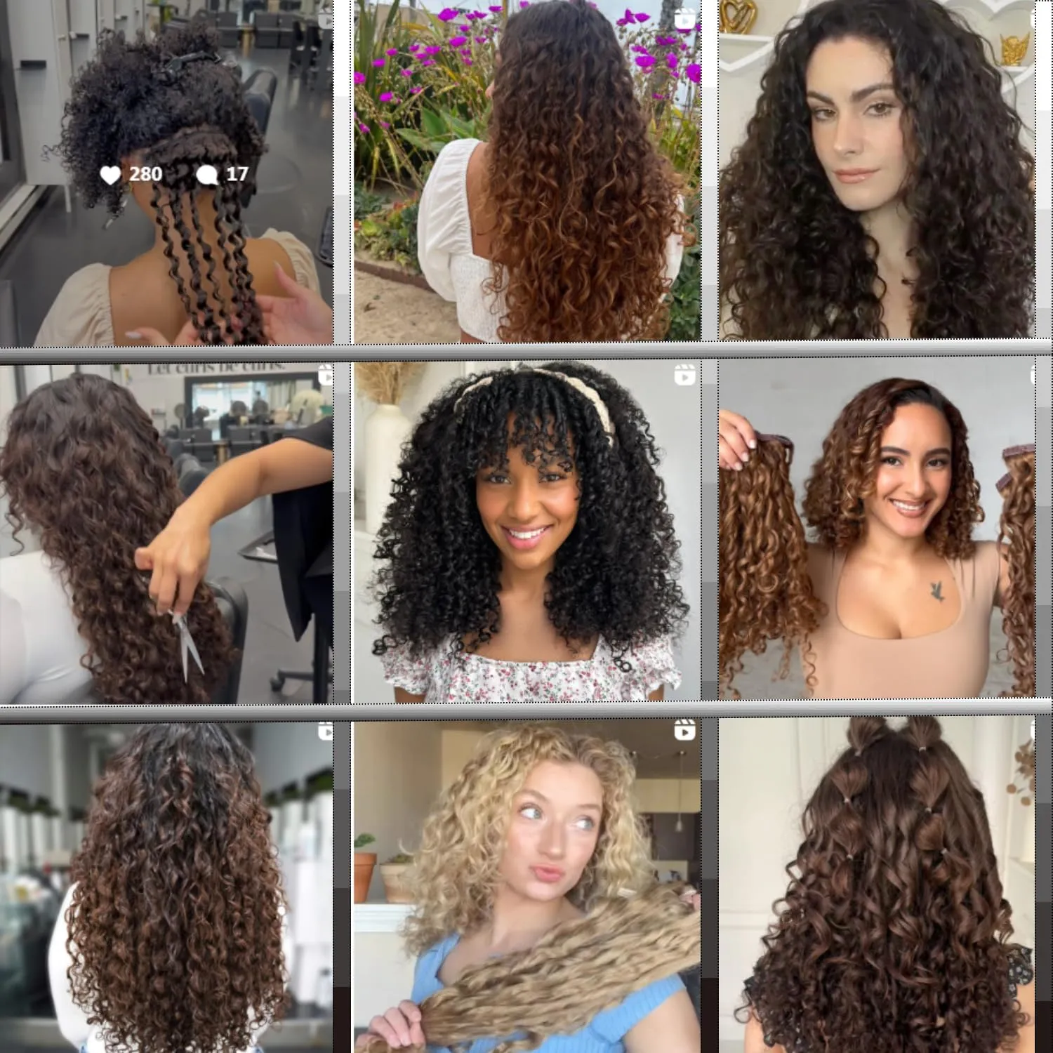 Curly Hair Extensions Invisible Wire Hair Extensions with Transparent Wire Adjustable Size 3 Secure Clips Long deep Secret Synthetic Wave Braiding hair